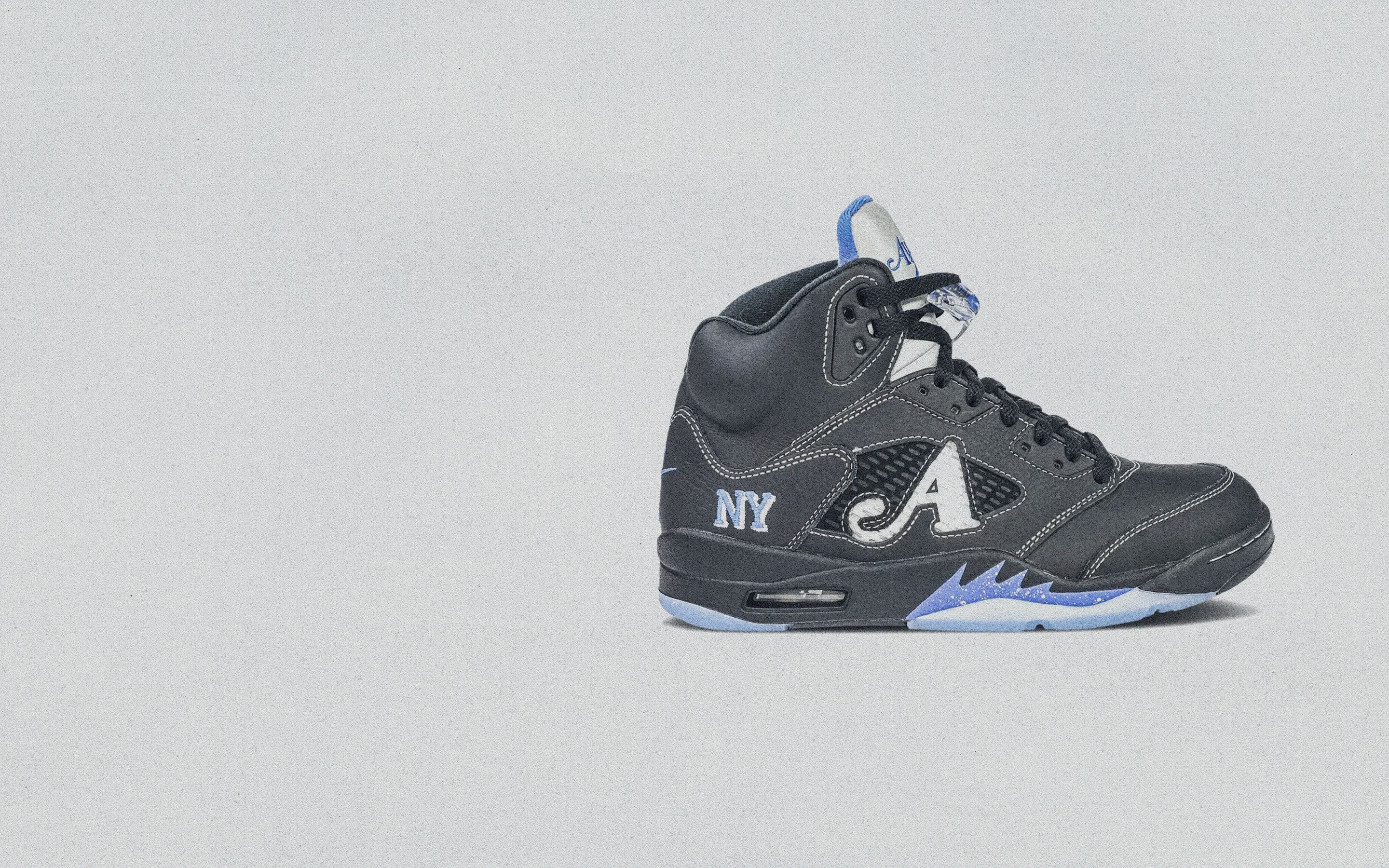 AWAKE NY x JORDAN 5 RETRO 'RACER BLUE' Hero Picture Desktop